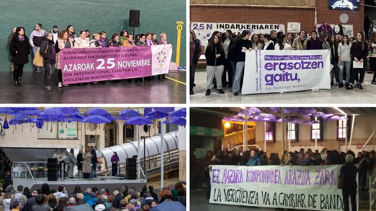 Kaleak, plazak, frontoiak eta eskolak beteta A25ean